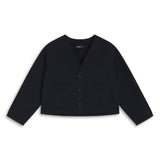 Buttons Denim Jacket Navy