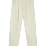 Crossed Pleated Pants Natural