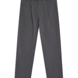 Crossed Pleated Pants Dark Grey