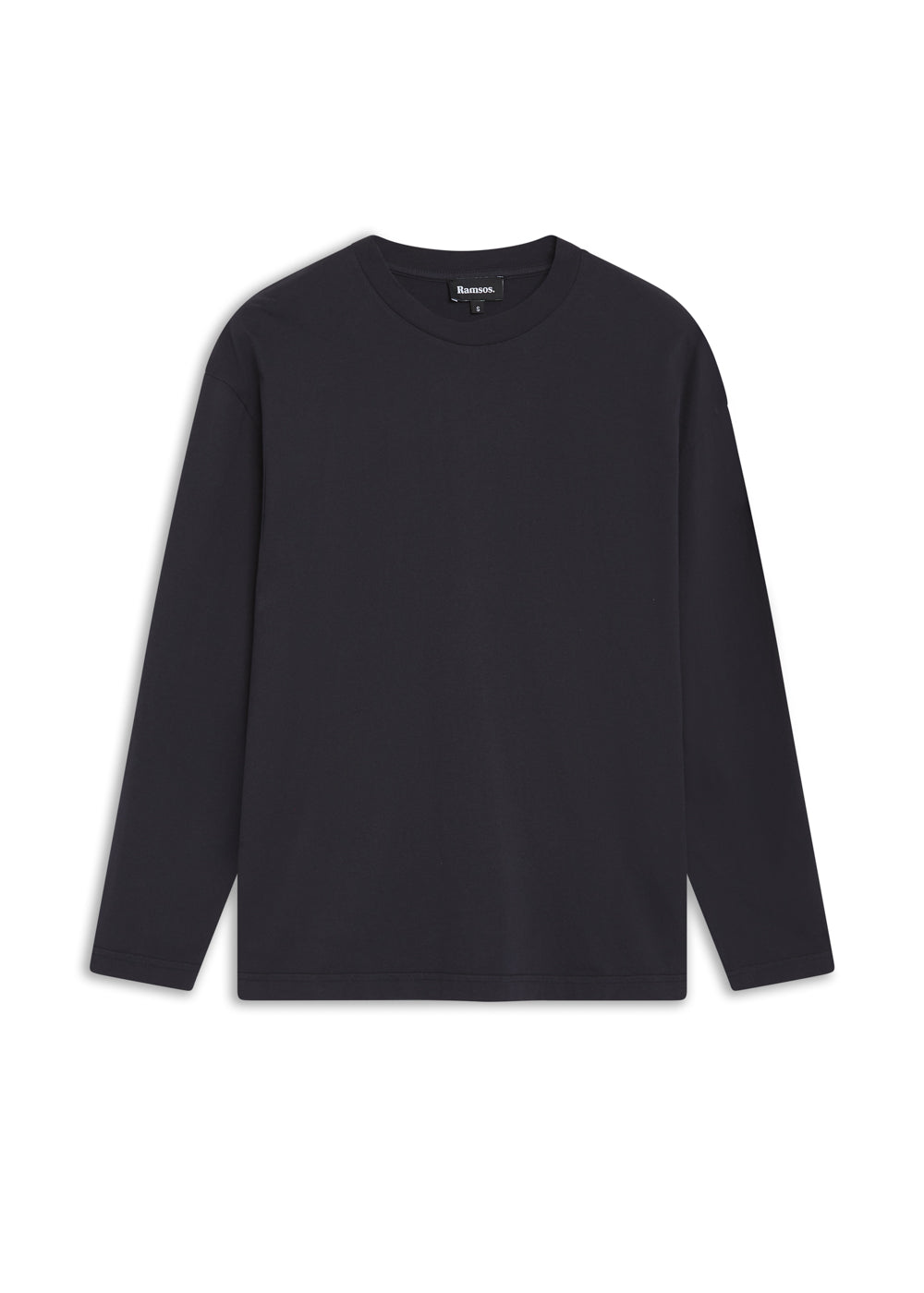 Soft Modern Long Trendy T-Shirt Navy