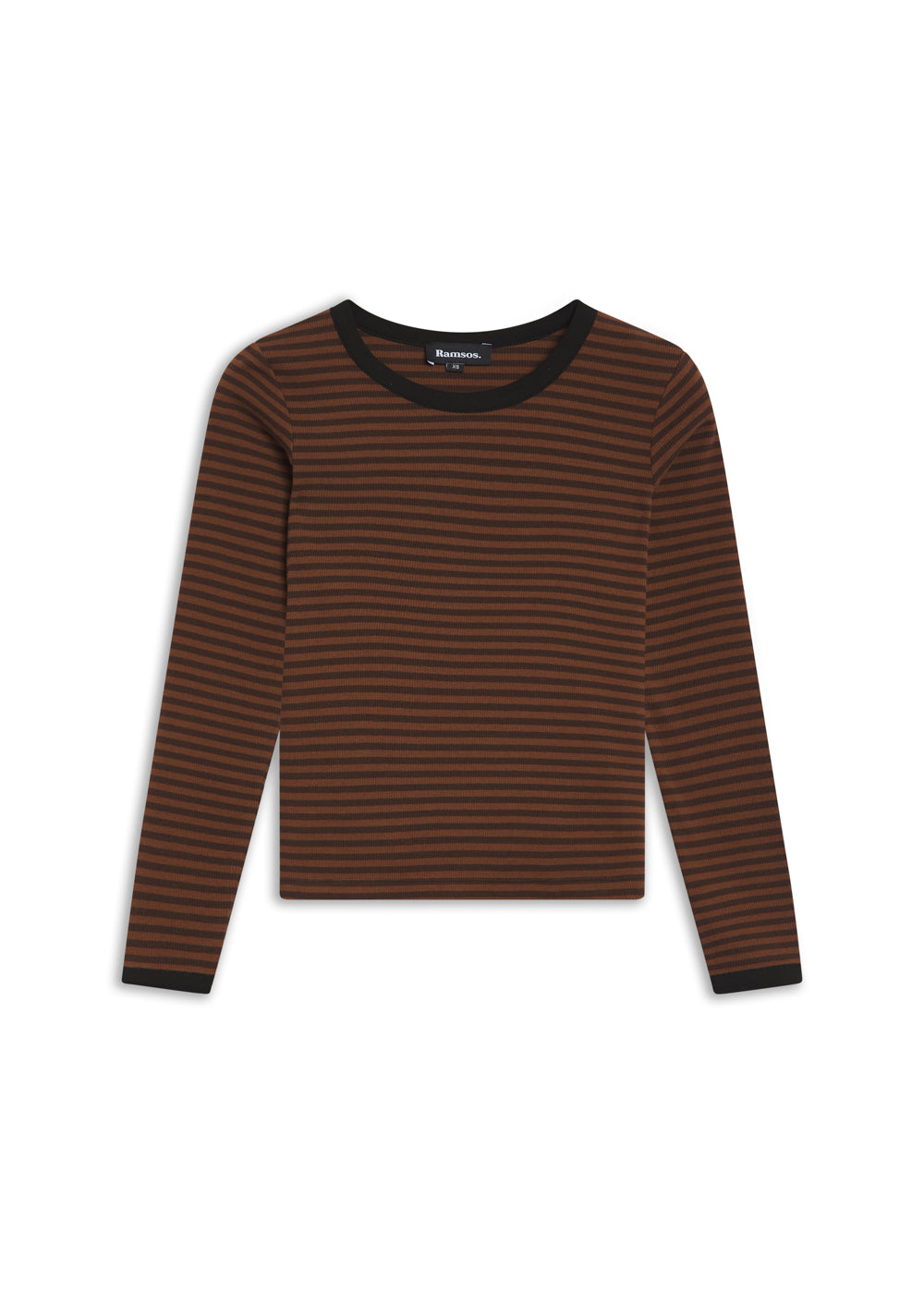 Long Trendy Stripes Black & Brown