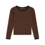 Long Trendy Stripes Black & Brown