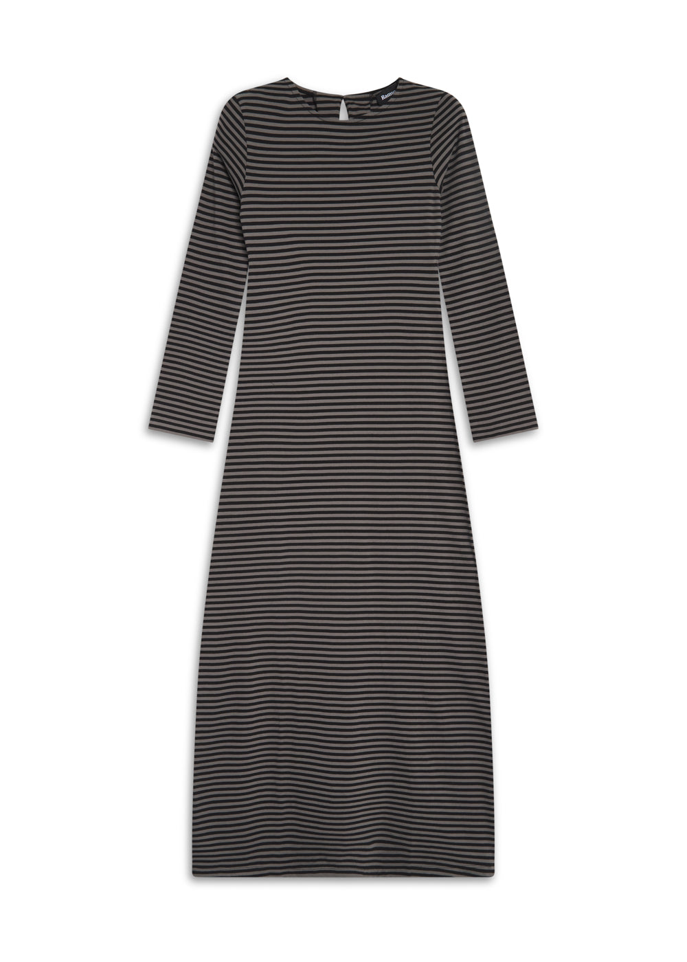 Stripes Dress Black & Grey