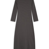 Stripes Dress Black & Grey