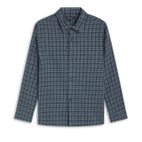 Square Modern Shirt Blue & White