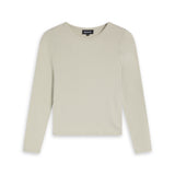 Back Hole Long T-Shirt White
