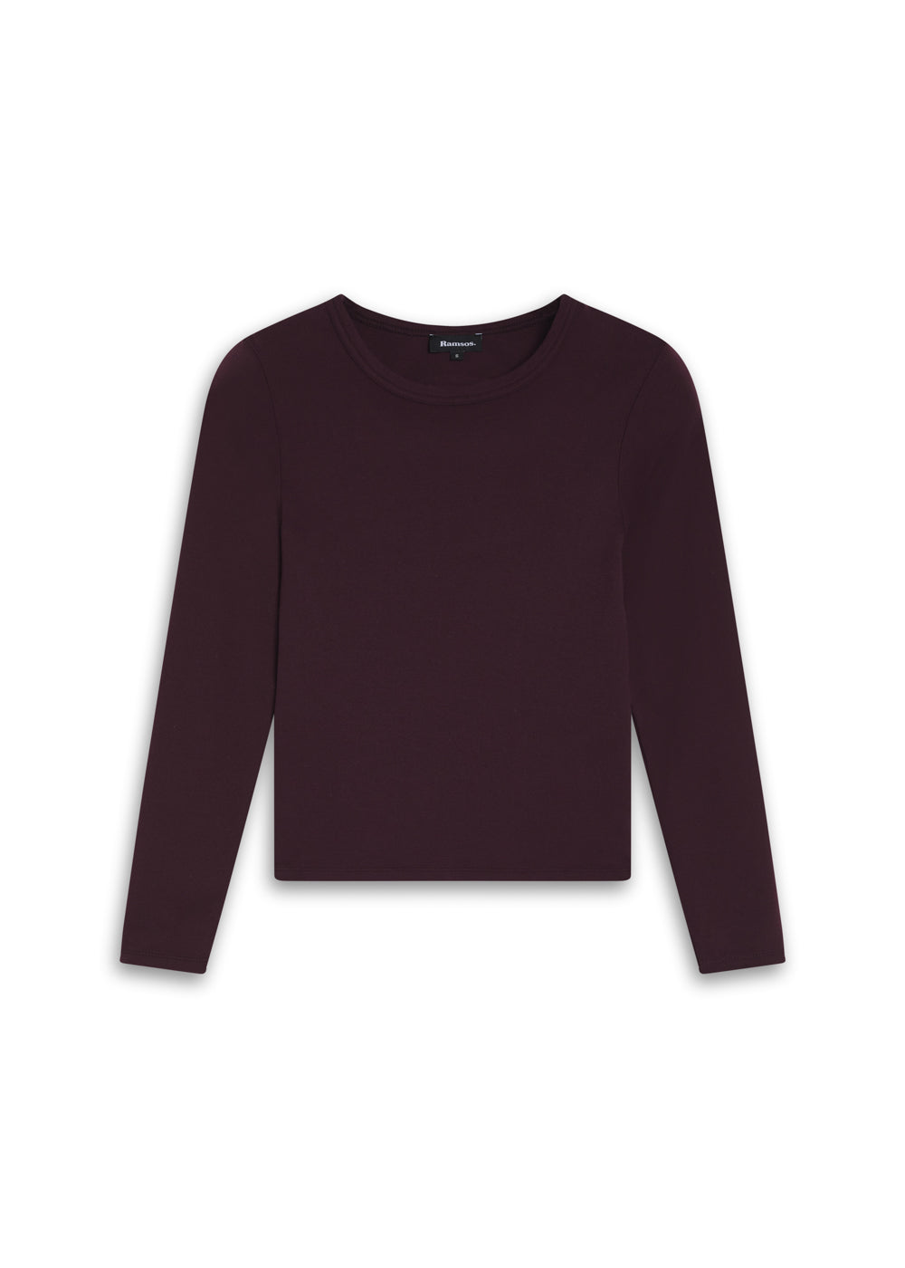 Back Hole Long T-Shirt Burgundy