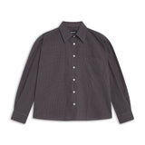 Burgundy Square Shirt