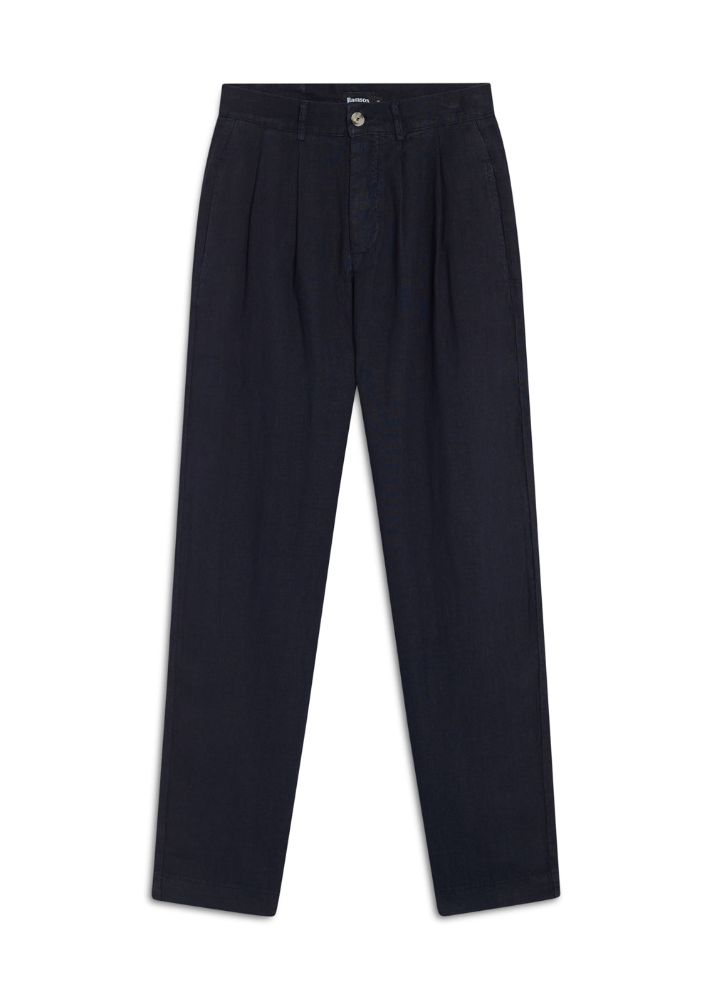 Retro Pleated Pants Navy