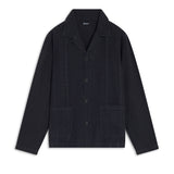 Linen Blazer Guayabera Navy