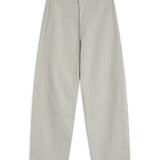 Barrel Linen Pants Light Green