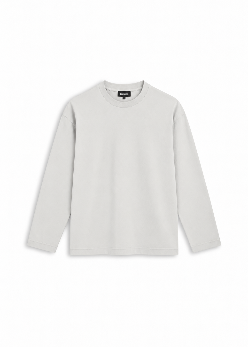 Modern Long Trendy T-Shirt Light Grey