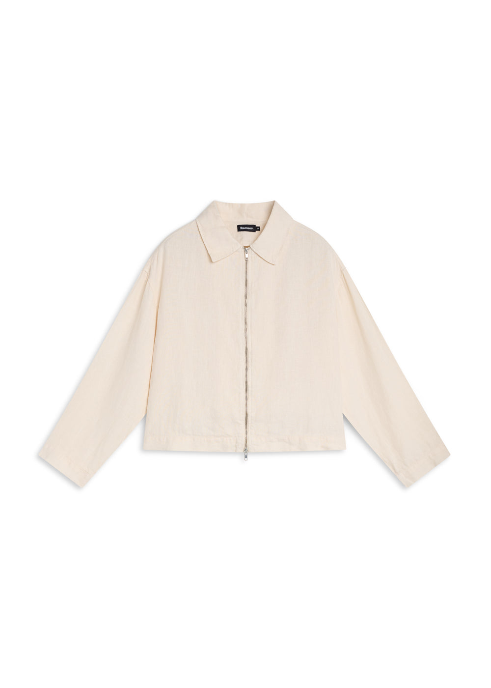 Linen Zip Jacket Natural
