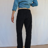 Corduroy Pocket Comfy Pants Navy