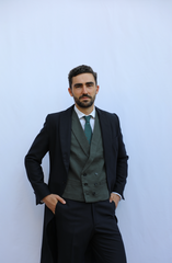 Linen Vest Green