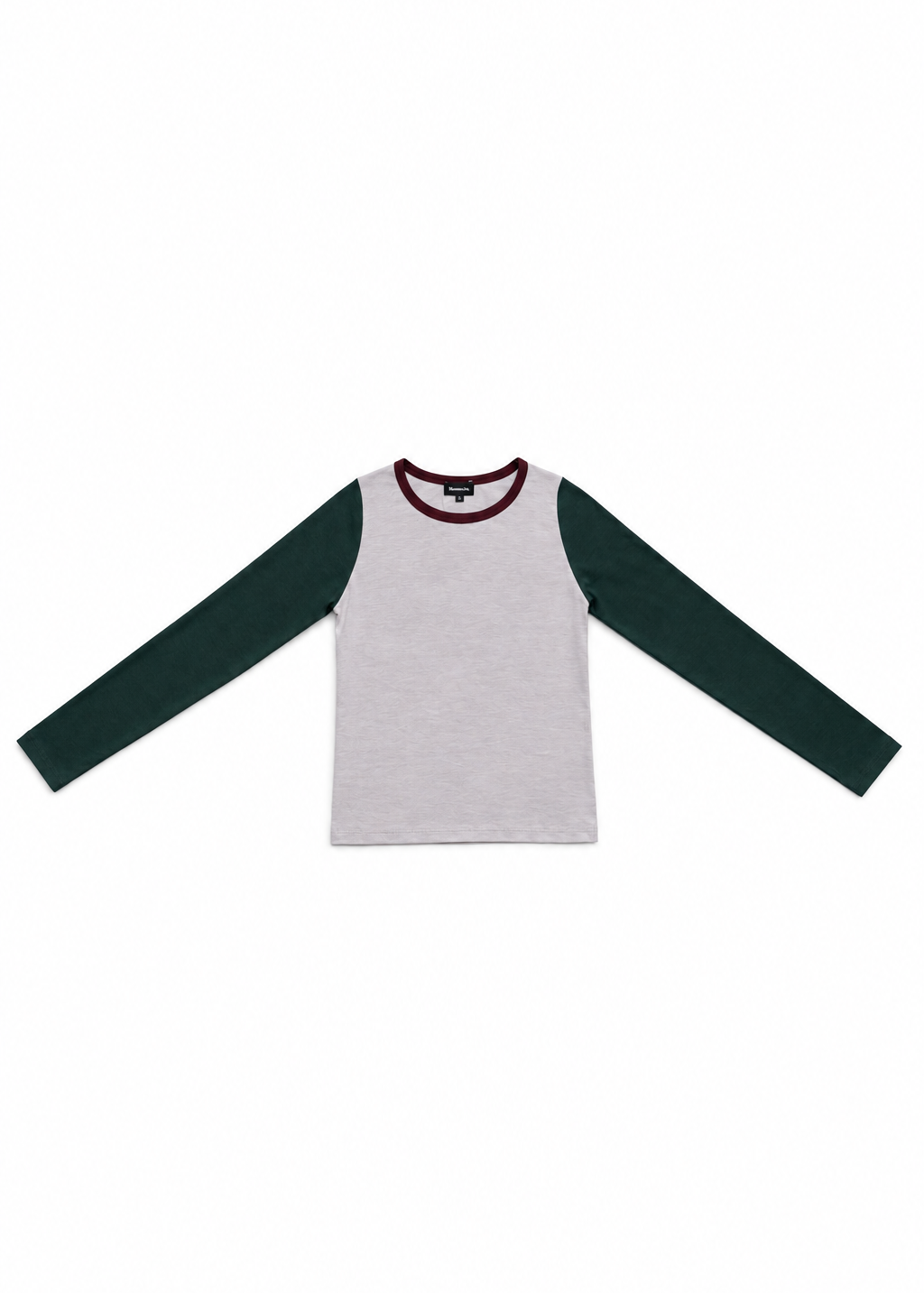 Triple Tone Long T-Shirt Grey