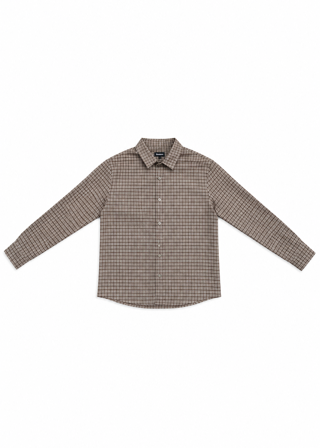 Square Shirt Green & Brown
