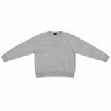 Round Knit Sweater Grey