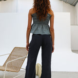 Linen Pants Petrol