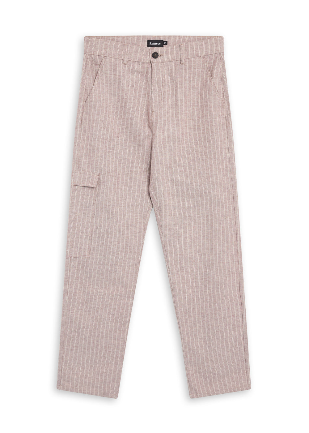 Pocket Comfy Linen Stripes Taupe