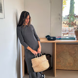 Stripes Dress Black & Grey