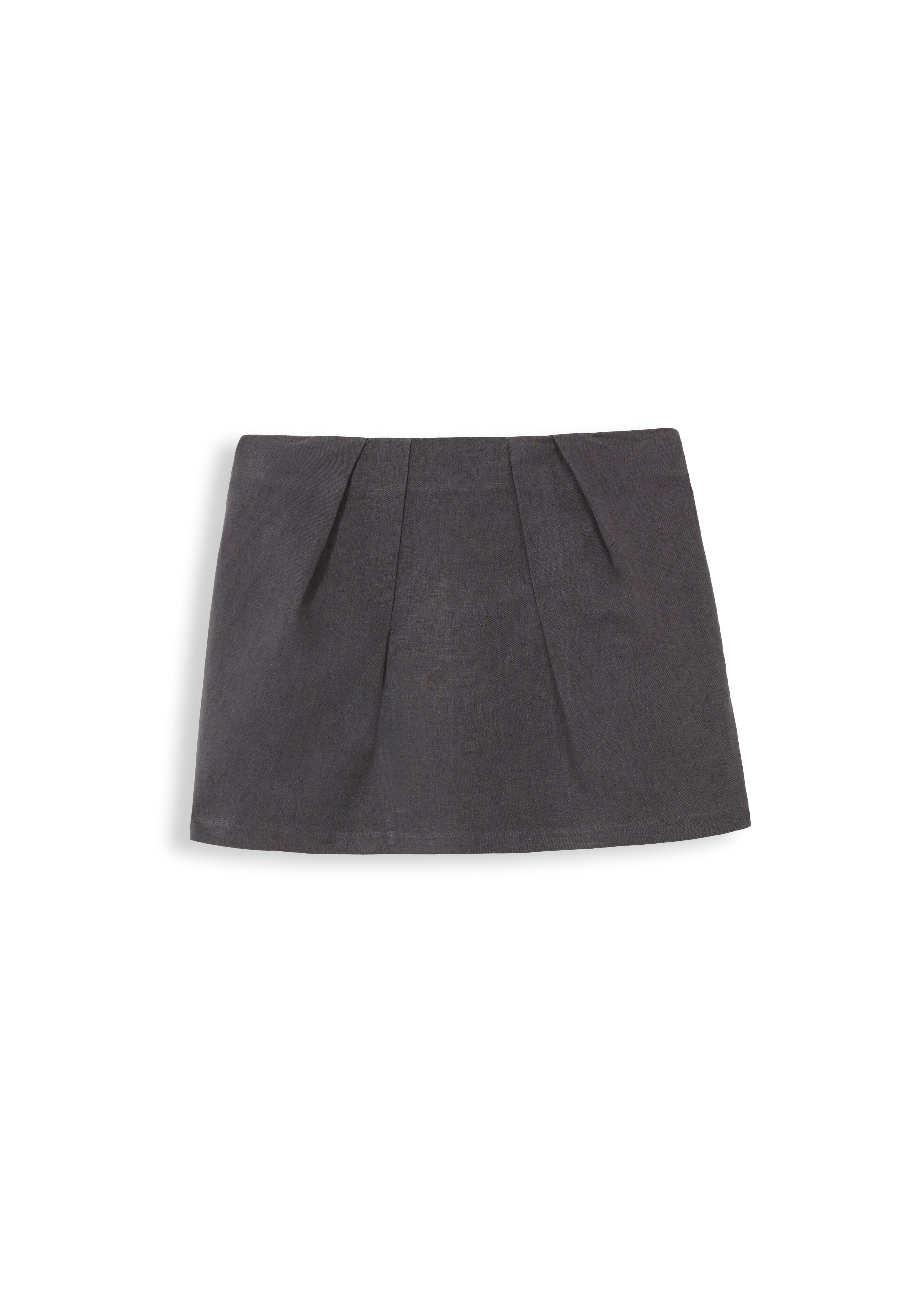 Linen Bandeau Top Grey