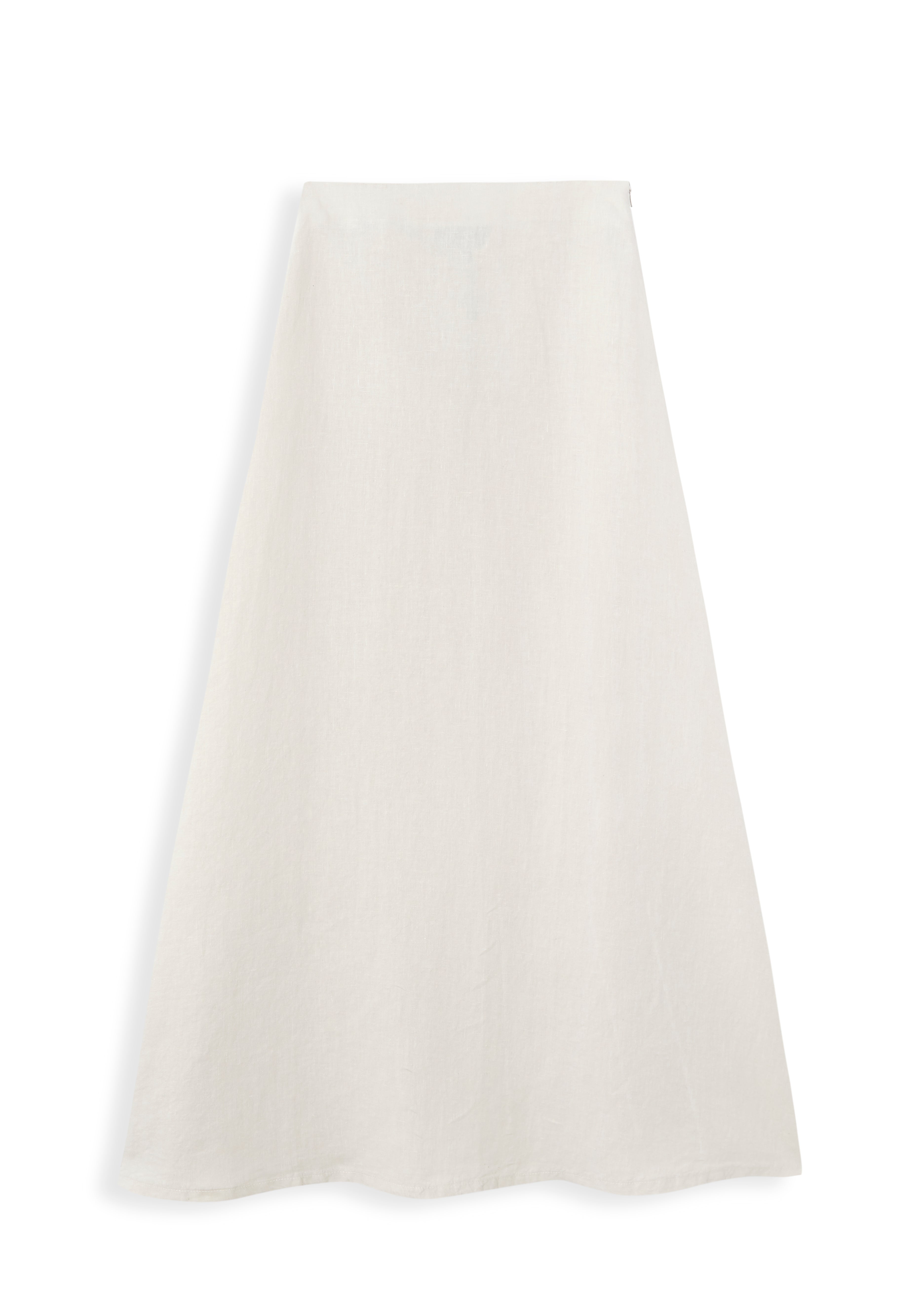 Maxi Linen Skirt Beige