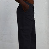 Corduroy Pocket Comfy Pants Navy