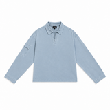 Soft Modern Side Pocket Polo Light Blue
