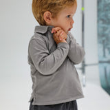 Ramsitos Long Modern Polo Light Grey