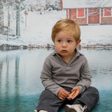 Ramsitos Long Modern Polo Light Grey