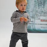 Ramsitos Long Modern Polo Light Grey