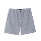 Short Comfy Linen Stripes Blue