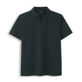 Short Modern Polo Dark Green