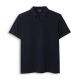 Short Modern Polo Navy