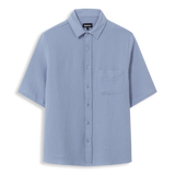 Short Vintage Shirt Blue