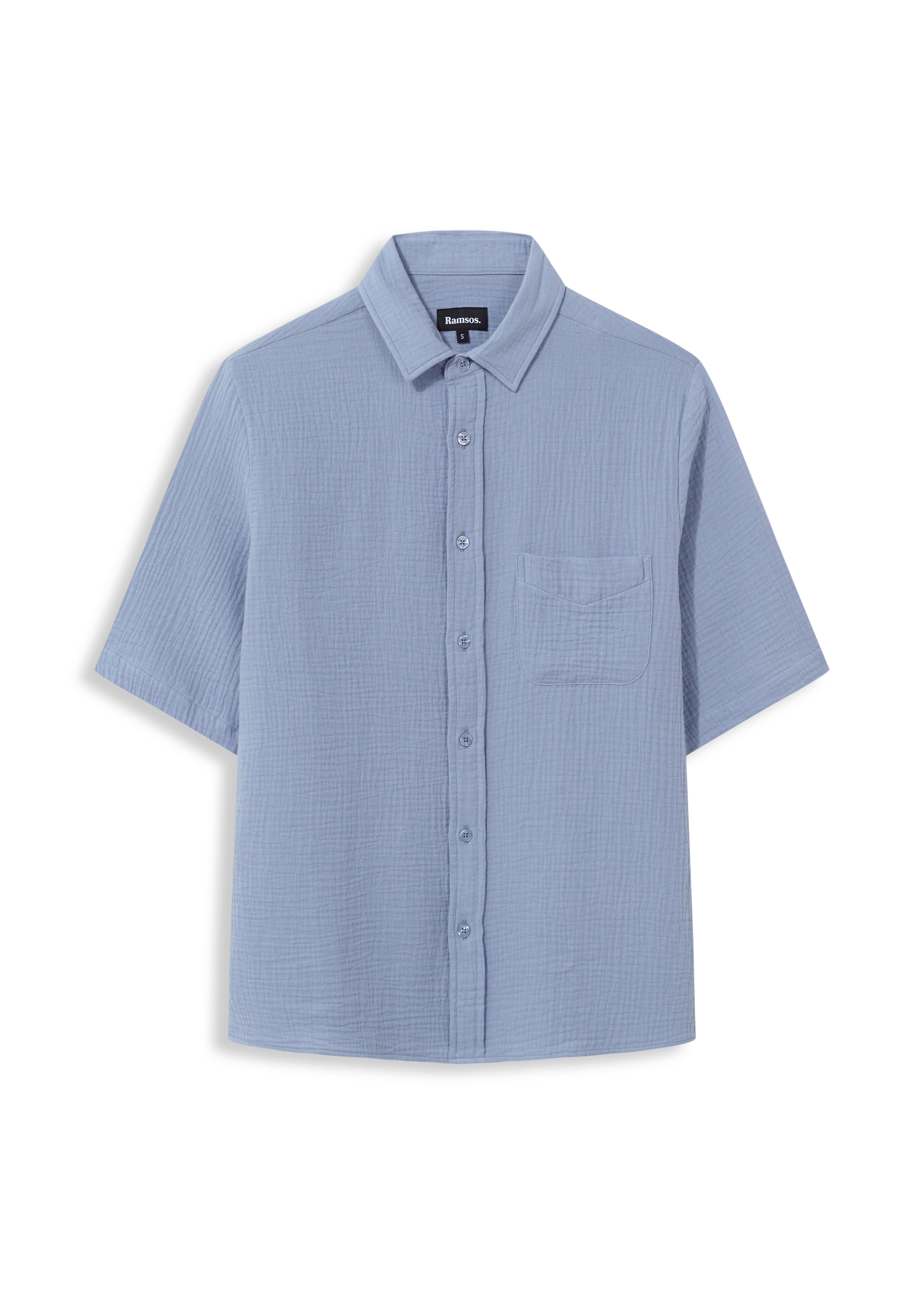 Short Vintage Shirt Blue