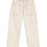 Seams Pocket Pants Beige