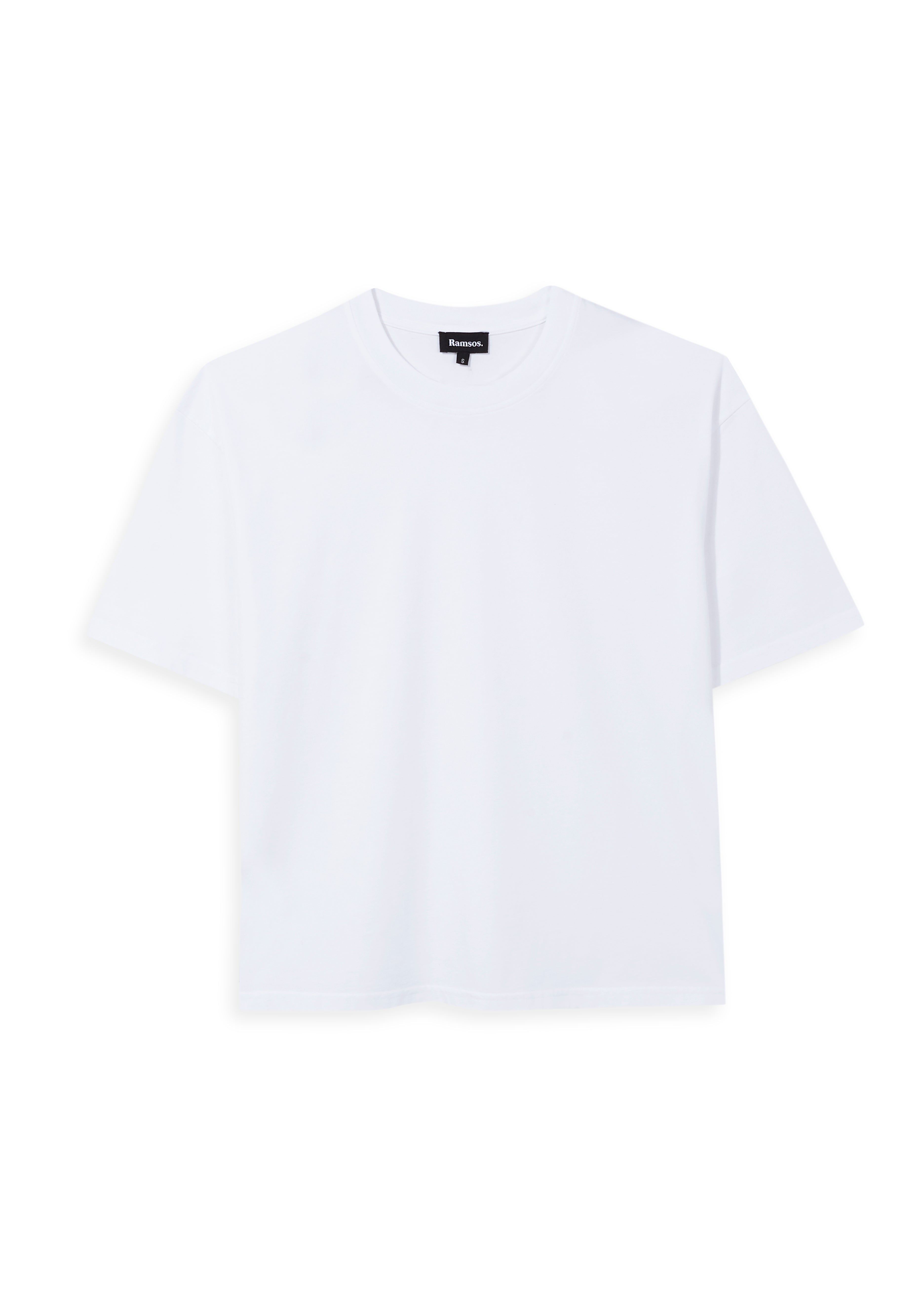Short Modern Trendy T-Shirt White
