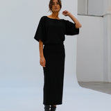 Cool Soft Dress Black