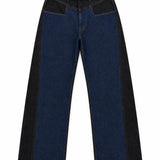 Double Tone Jeans Black & Blue