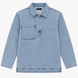 Cool Denim Polo Light Blue