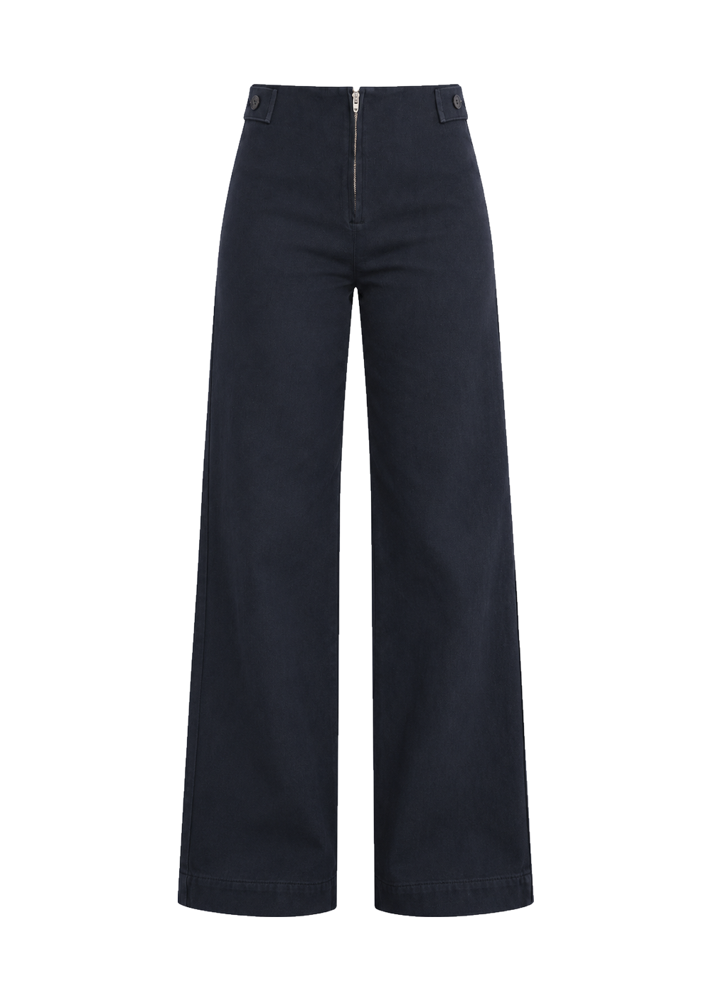 Zip Detail Pants Navy