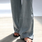 Linen Pants Blue