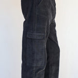 Corduroy Pocket Comfy Pants Navy