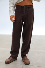 Linen Cool Comfy Pants Brown