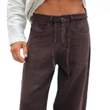 Linen Cool Comfy Pants Brown