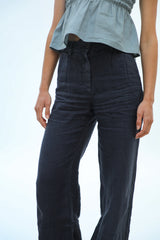 Linen Pants Petrol