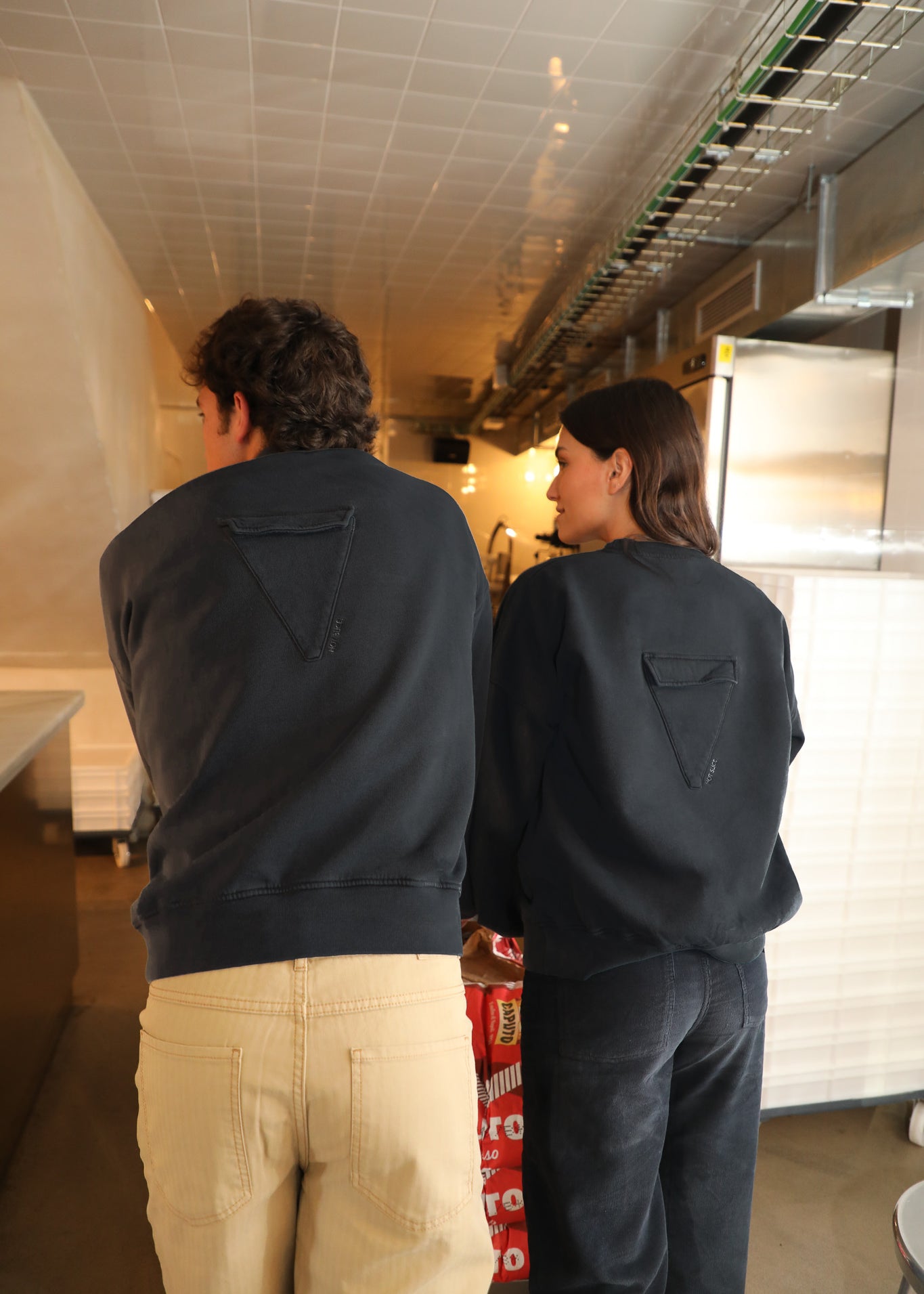 RAMSOS X PARKING PIZZA Sweatshirt Dark Navy