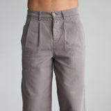 Wide Retro Comfy Pants Grey